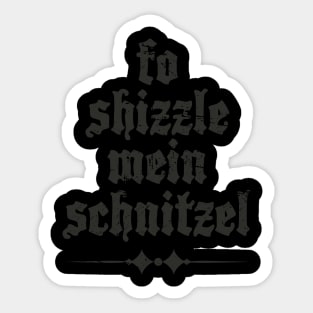 Schnitzel - Funny Oktoberfest German Food Sticker